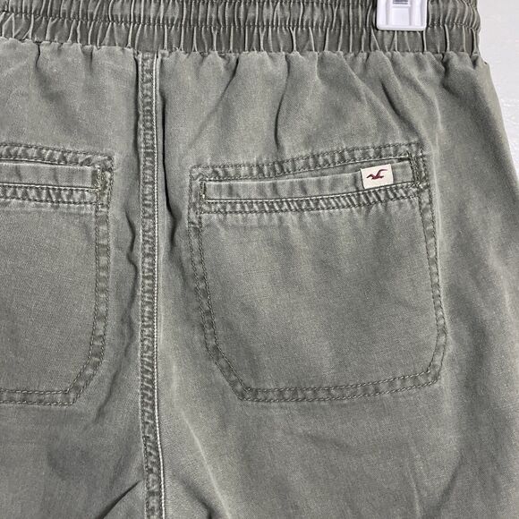 Hollister Women’s Size Small Green High Rise Jogger Pants Drawstring Streetwear - Picture 3 of 9
